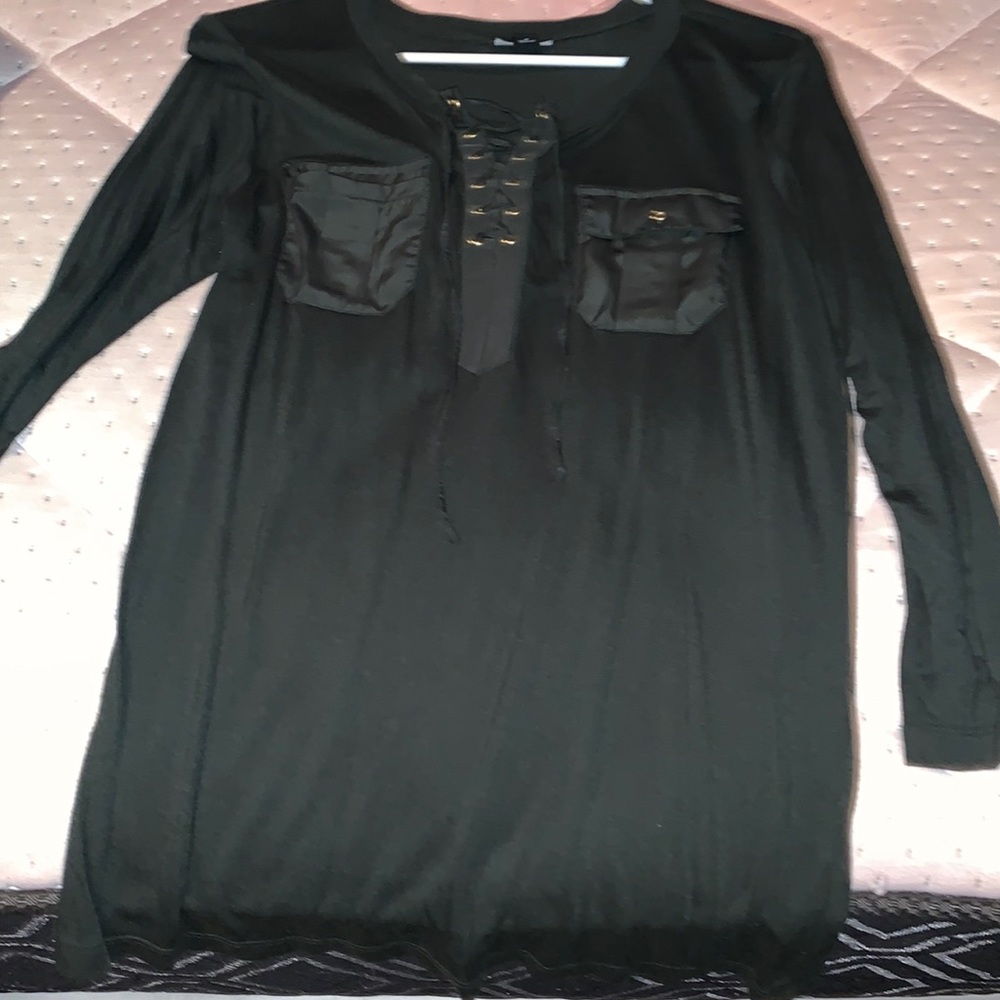 Green shirt